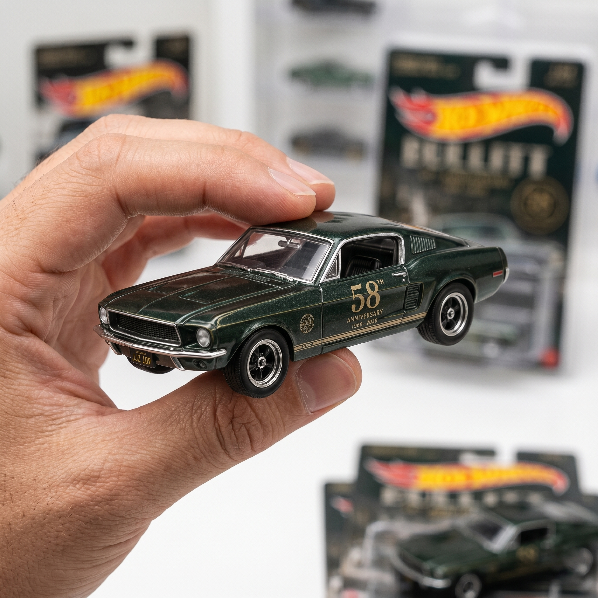 Bullitt 58th Anniversary Hot Wheels Mustang
