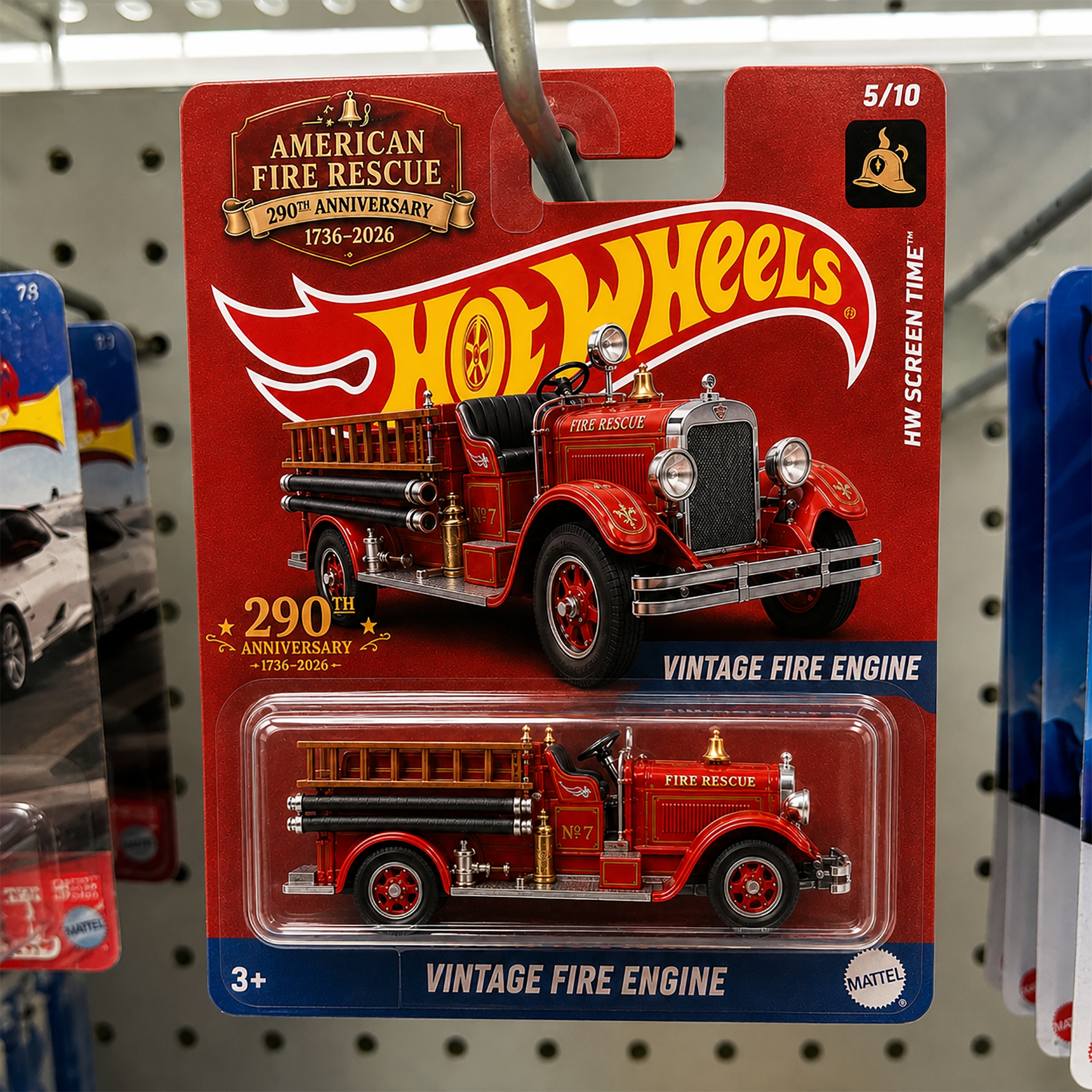 American Fire Rescue 290th Anniversary Hot Wheels 