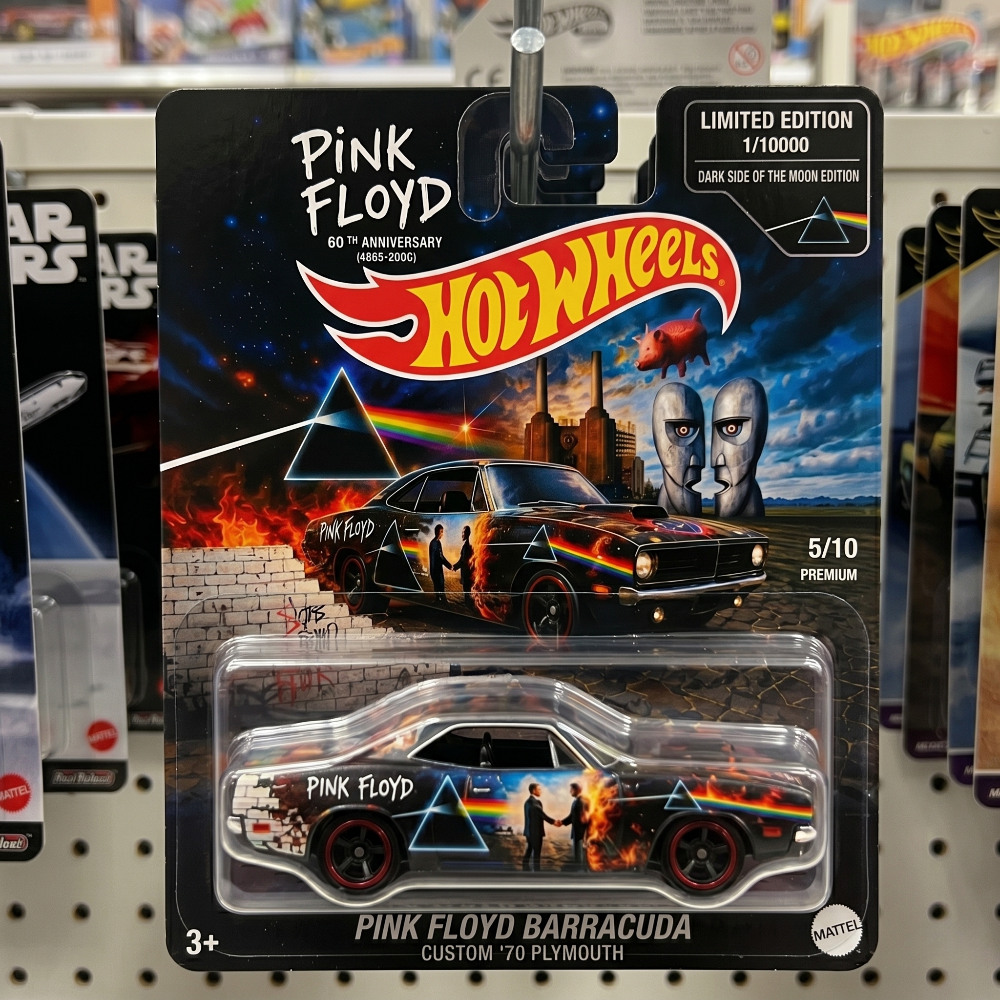 Pink Floyd 60th Anniversary Hot Wheels Barracuda Collector Edition