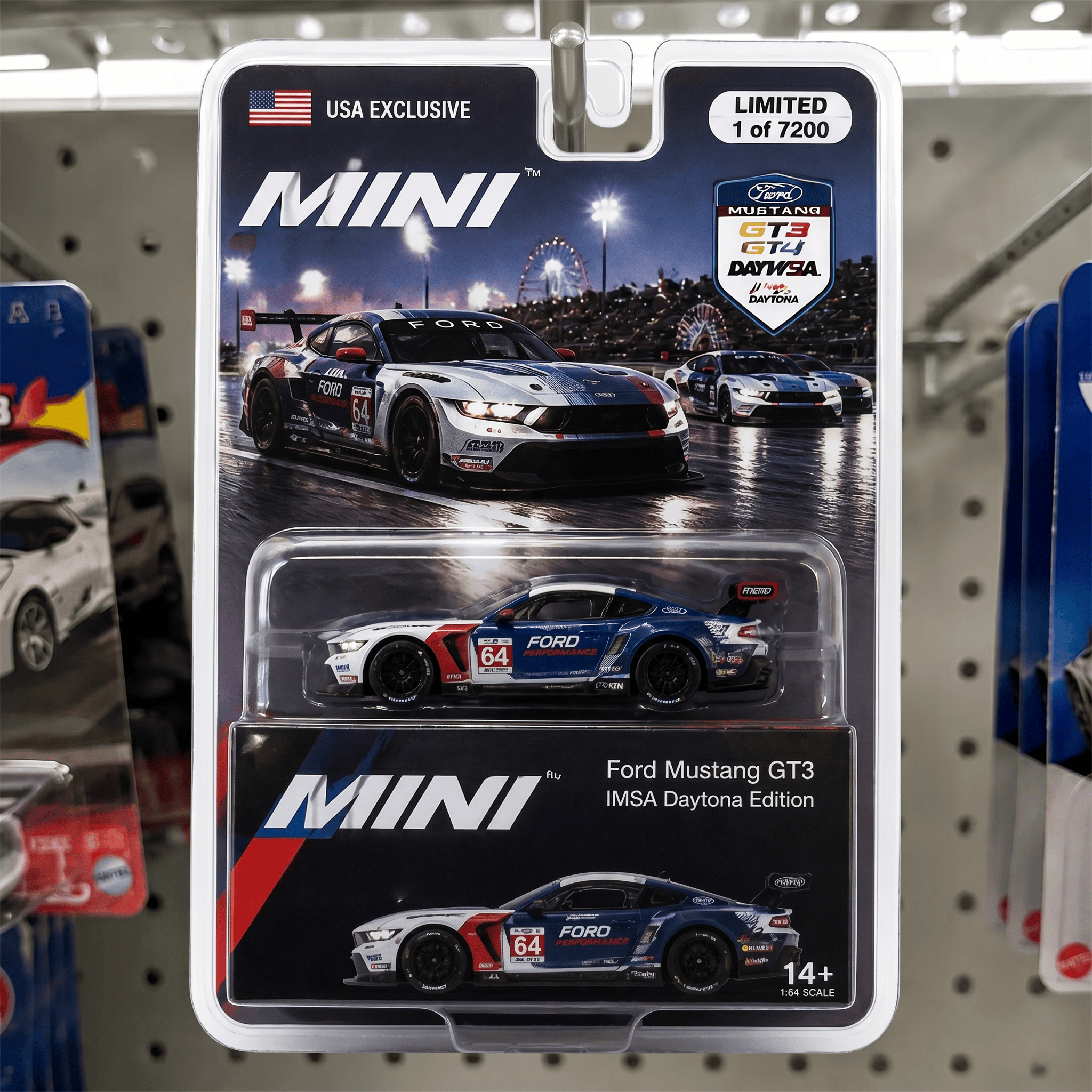 Ford Mustang GT3 IMSA Daytona Edition Mini GT Diecast