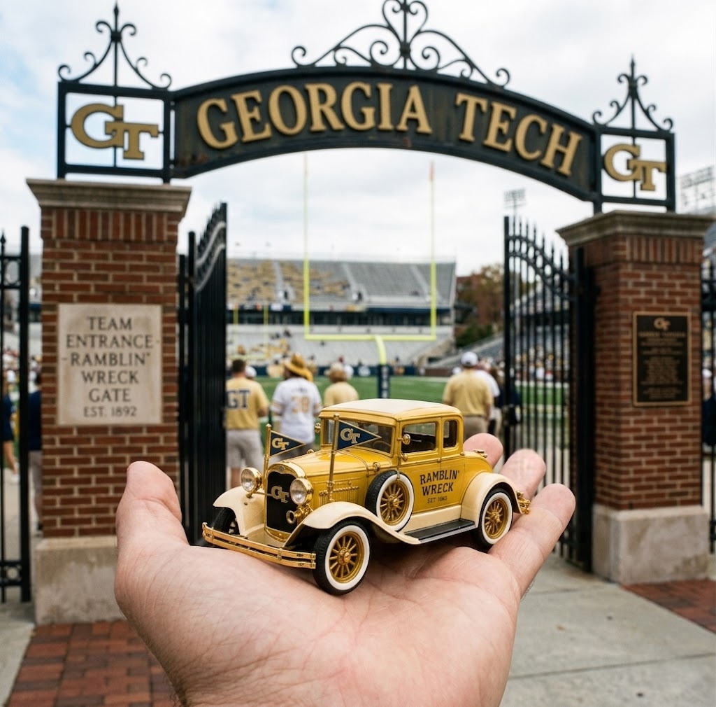 Hot Wheels Georgia Tech Yellow Jackets 134 Years of Football Tradition