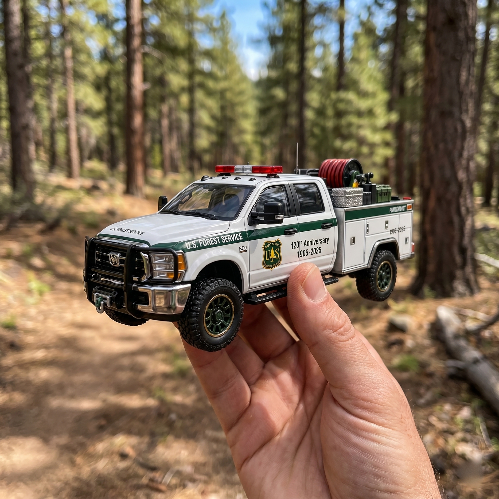 Hot Wheels U.S. Forest Service 120th Anniversary Truck