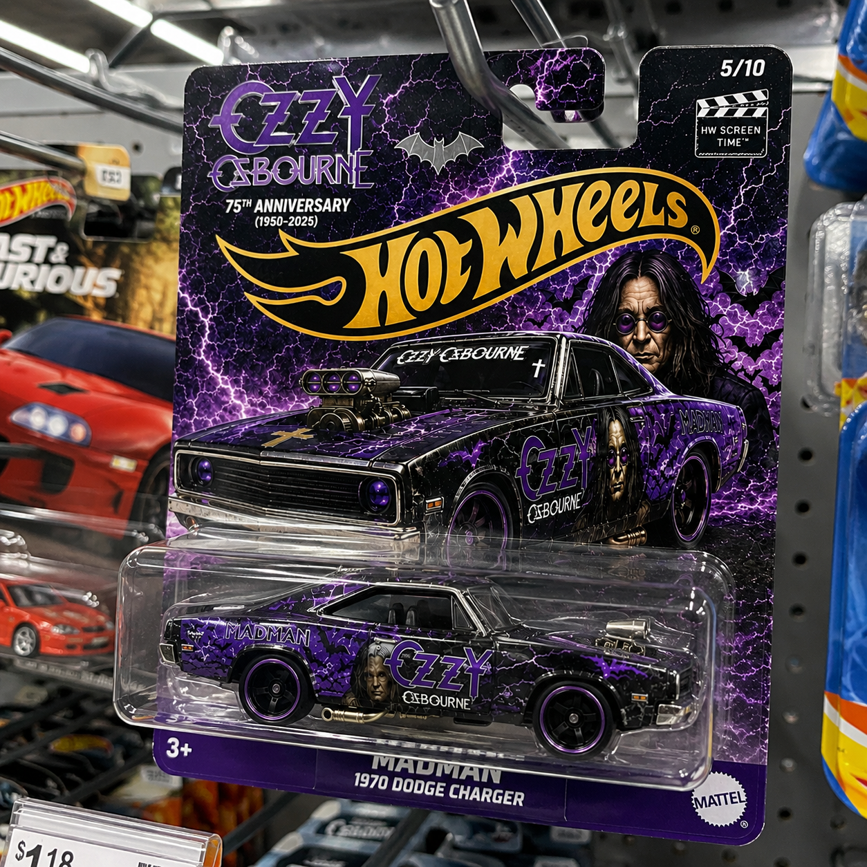 Ozzy Osbourne Anniversary Madman 1970 Dodge Charger Collector Car