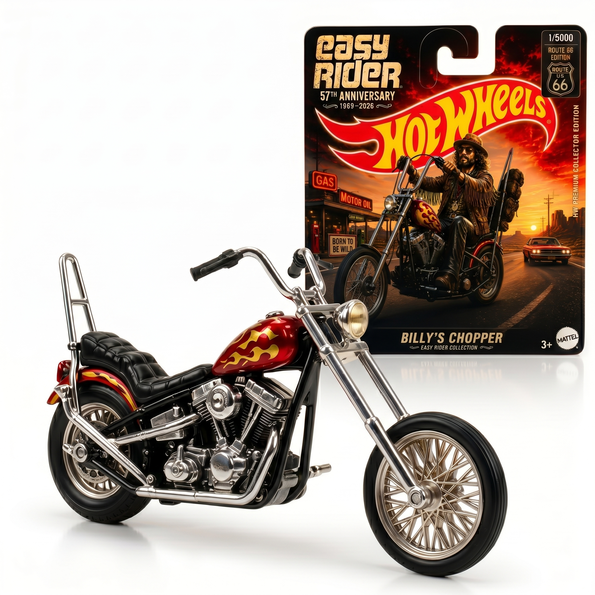 Hot Wheels Easy Rider 57th Anniversary Choppers