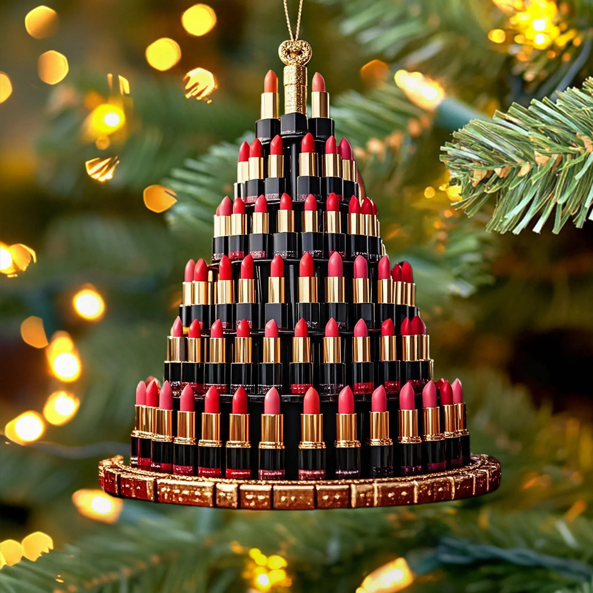 Lipstick Tree Ornament