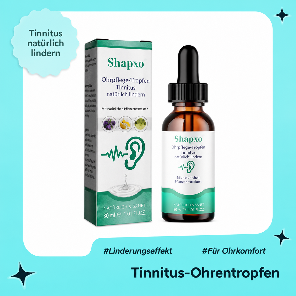 Tinnitus-Ohrentropfen für klare Ohren und ultimativen Komfort – Erleben Sie sofortige Linderung bei Tinnitus und Ohrbeschwerden 🎶