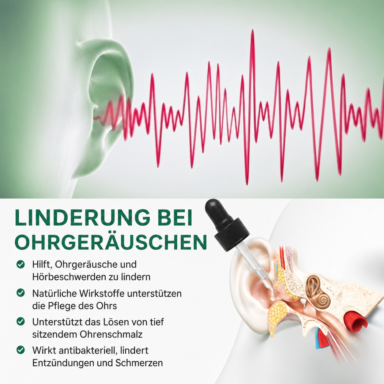 Tinnitus-Ohrentropfen für klare Ohren und ultimativen Komfort – Erleben Sie sofortige Linderung bei Tinnitus und Ohrbeschwerden 🎶