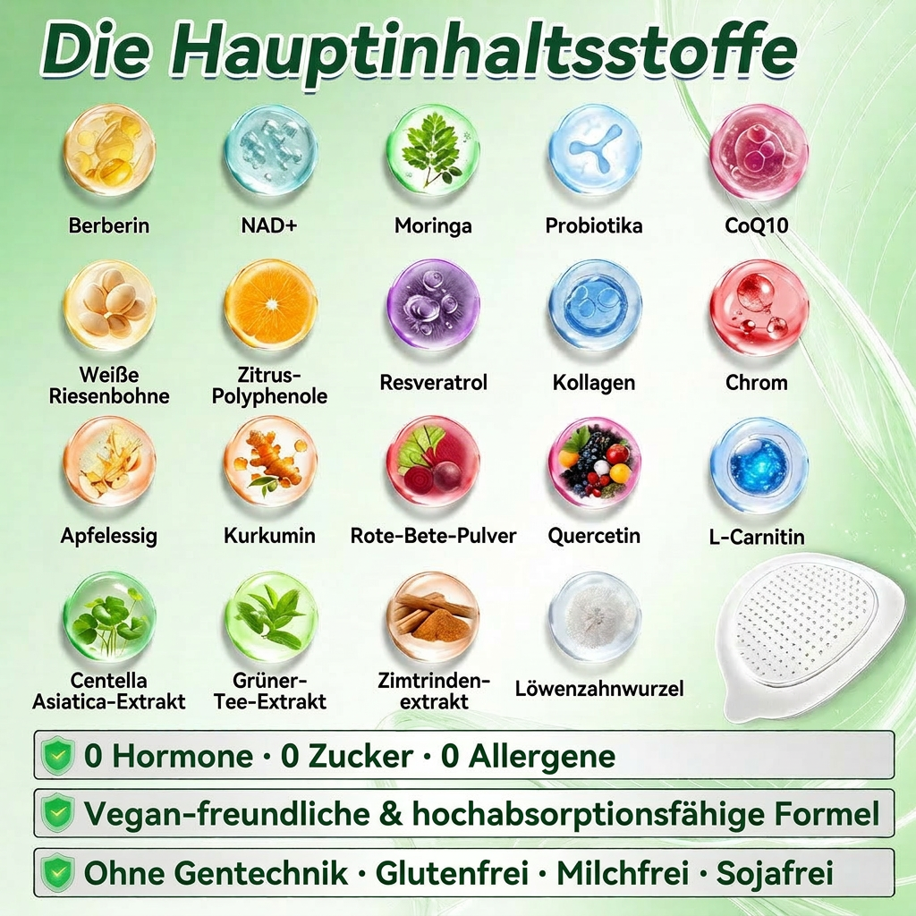 CE-zertifiziert & GMP-zertifiziert | 🧑‍⚕️🩺 Solaroza® Moringa & Berberin 10-IN-1 Fortschrittliches Nano-Mikronadelpflaster | Wissenschaftlich belegt | 10-in-1 Formel | Ergebnisse in 5 Tagen ☀️