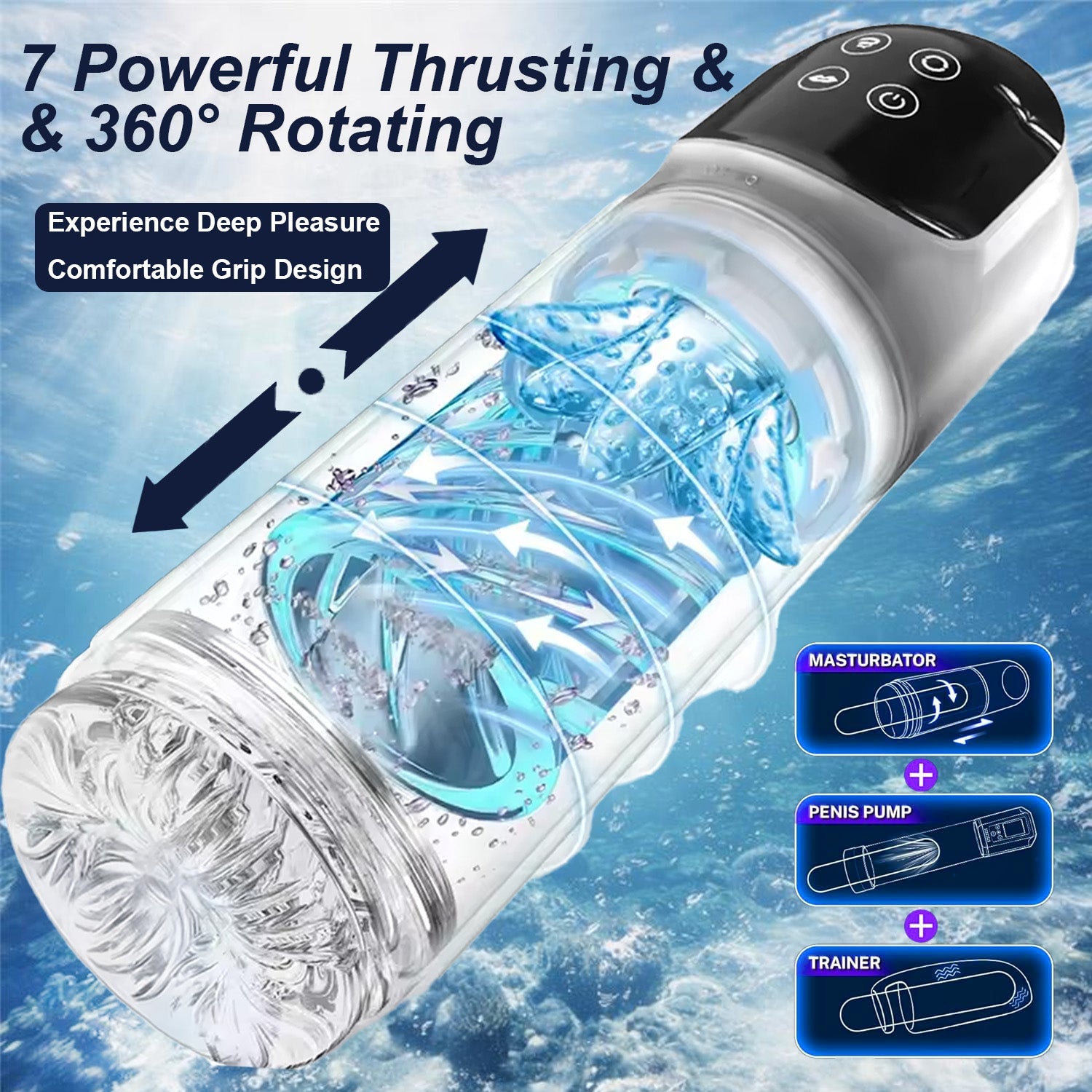 🏆 LAST DAY 70% OFF 💪 2026 Upgraded THRUSTIX™ PRO Smart LCD 9in1 Automatic Performance Trainer
