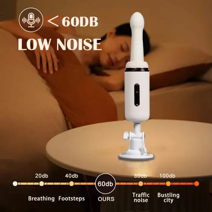 Hands-Free 7 Thrusting 7 Vibrating Dildo with Suction Handle
