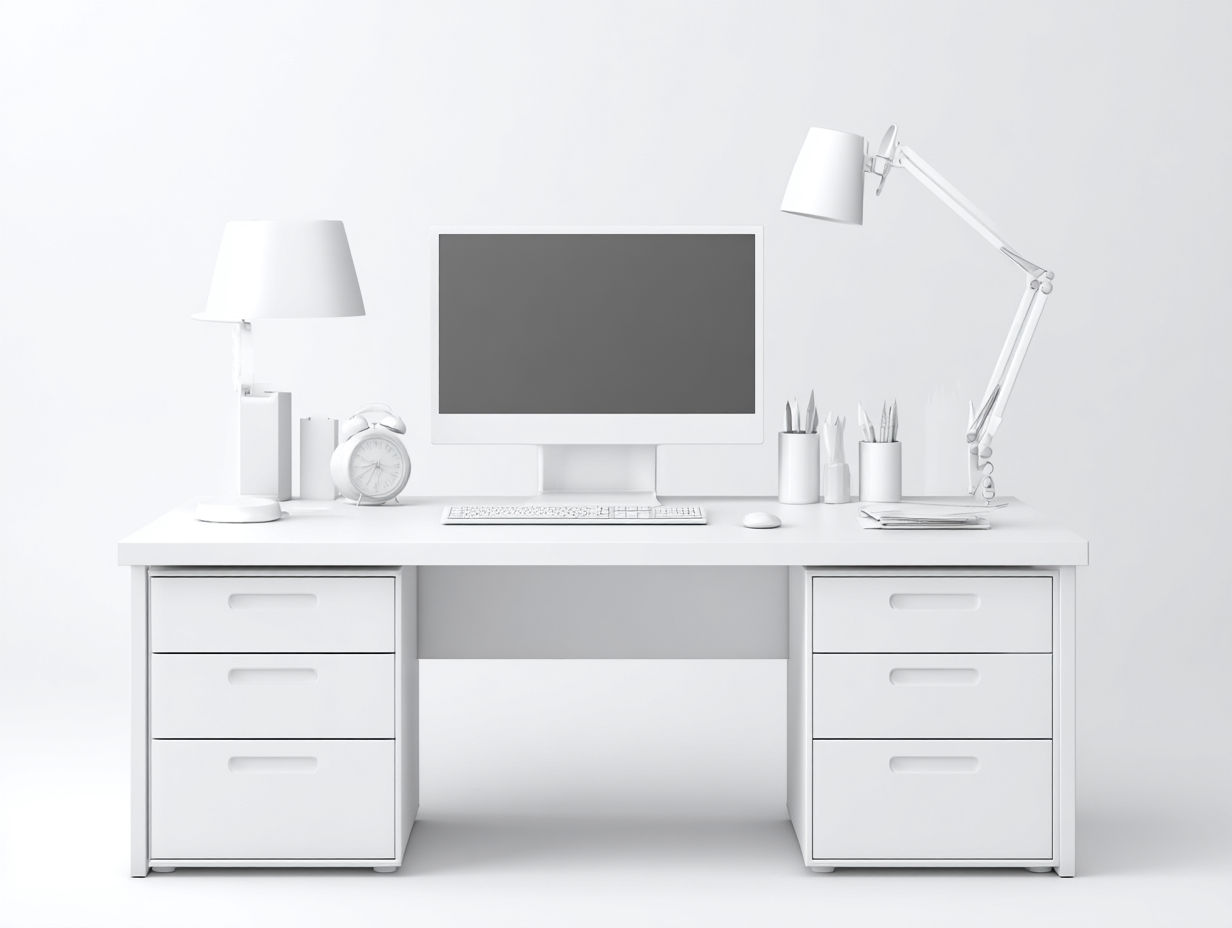 Mesas de oficina con cajones 160x70x75 cm - blanco - diseño moderno de escritorio-Sofagoyard