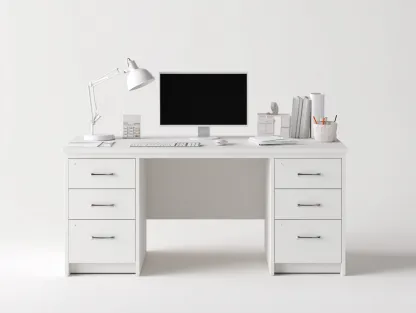 Mesas de oficina madera 160x60x75 cm blanco escritorio almacenamiento moderno-Sofagoyard