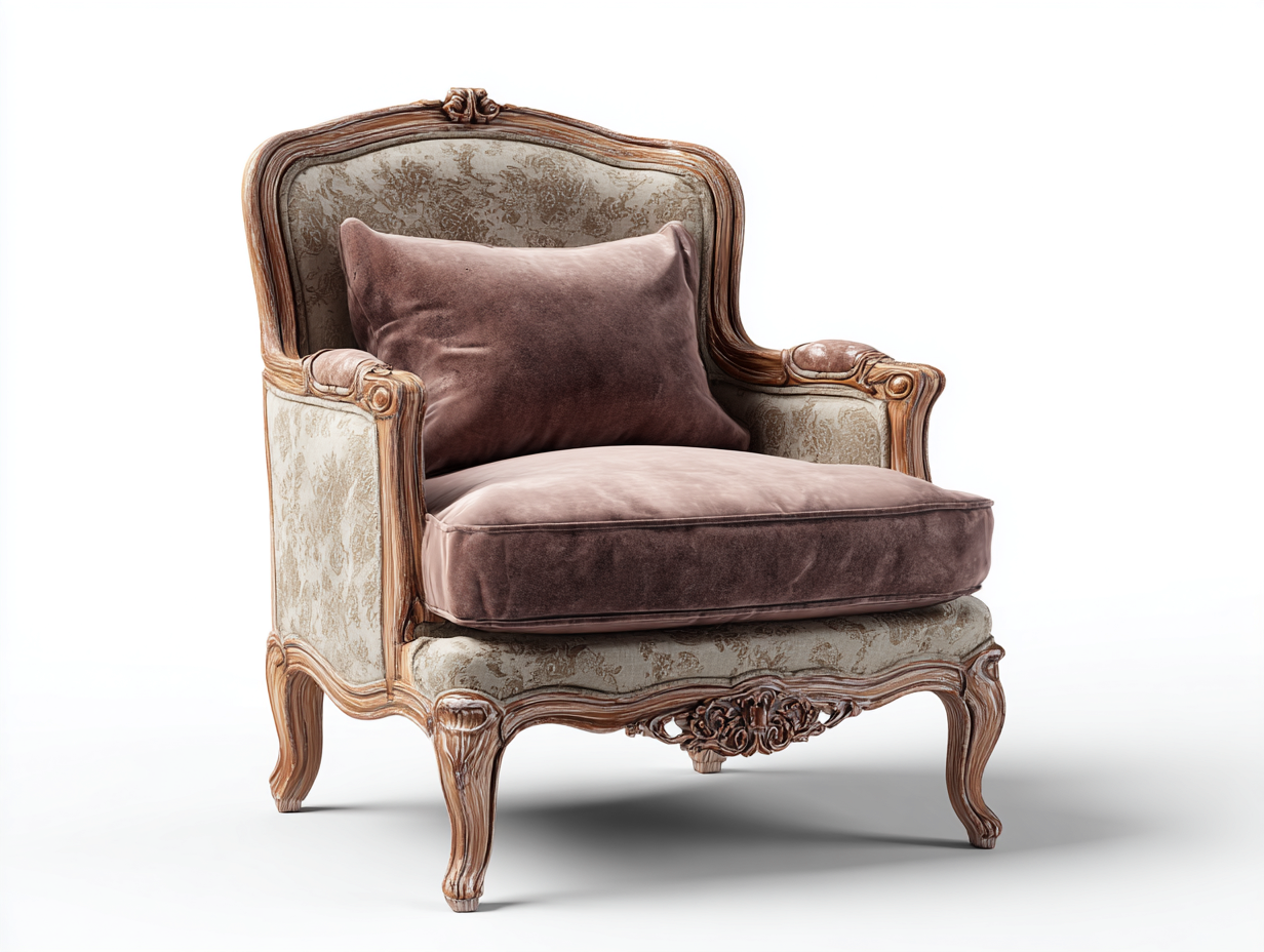 Sillones tapizados estilo clásico con cojín 82x85x95 cm - marrón - diseño elegante decorativo-Sofagoyard