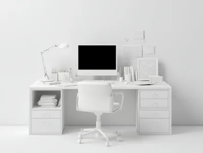 Mesas de oficina con cajones de almacenamiento 140x60x75 cm - blanco - diseño moderno funcional-Sofagoyard