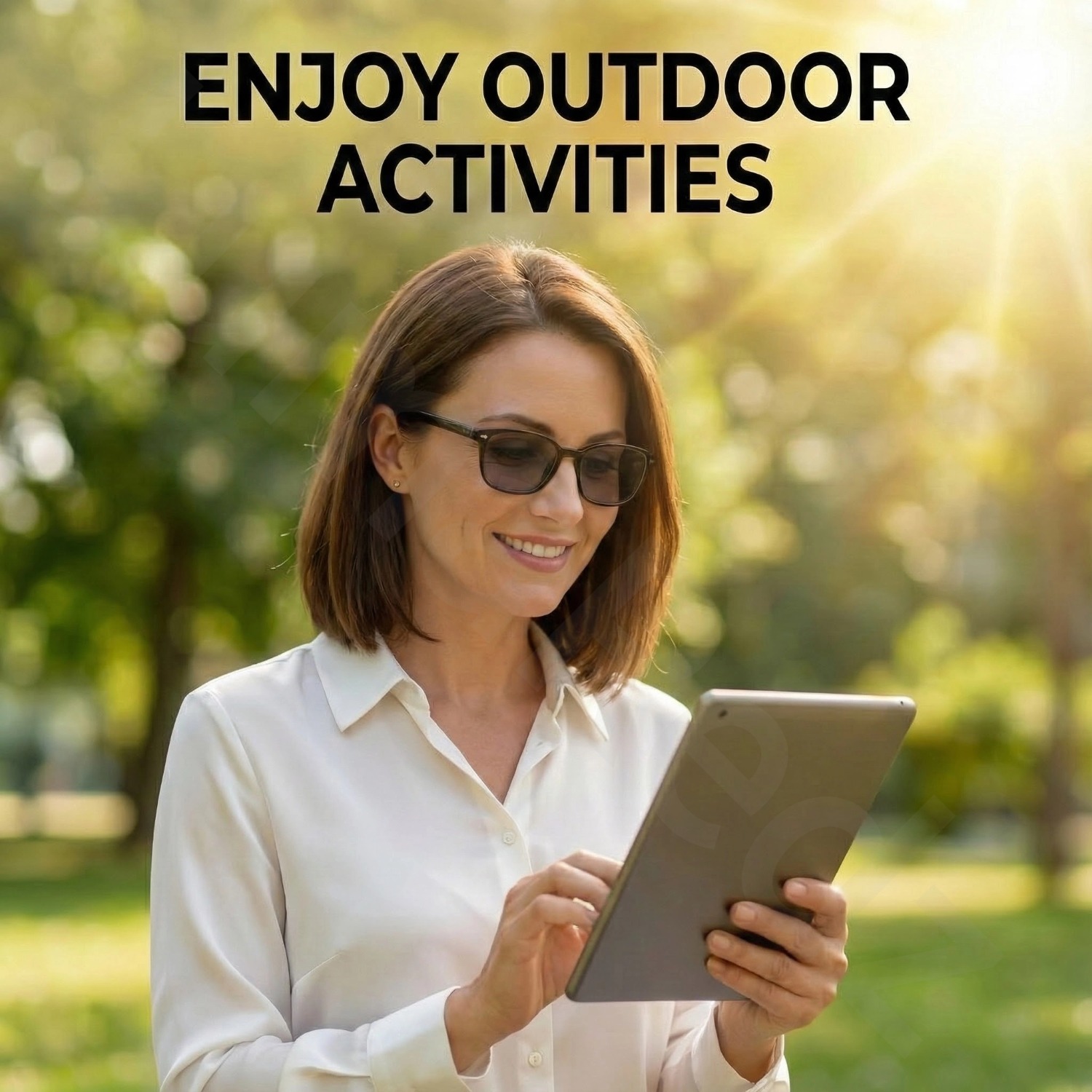 Frameless Smart Zoom Reading Glasses for Men & Women, UV Sun Readers, Computer Anti Blue Light Glasses, Progressive Photochromic Multifocus, Automatic Diopter Adjustment, High-Definition Vision, Blue Light Filter, Ergonomic Design, Soft Silicone Nose Pads