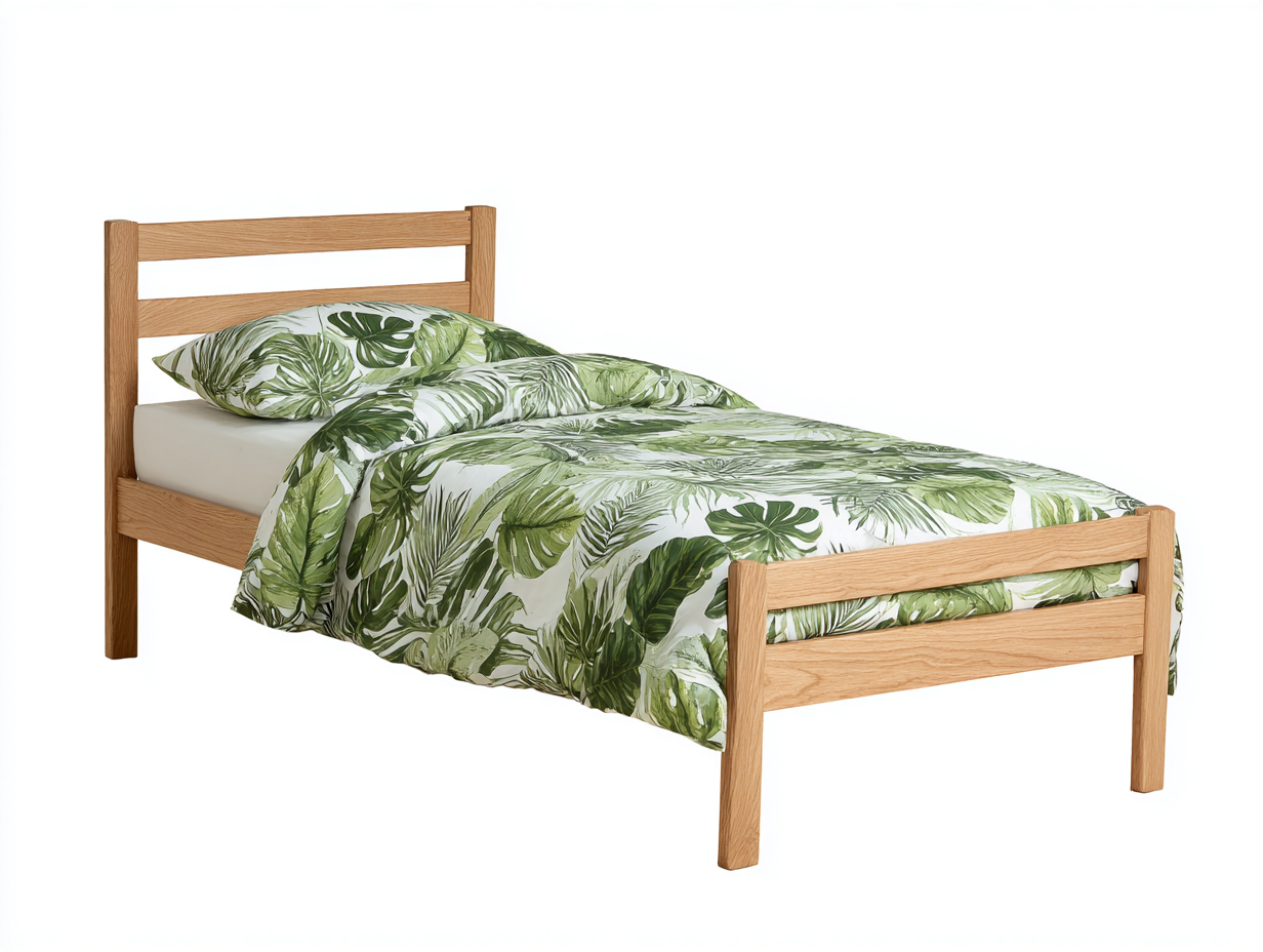 Camas individuales madera 200x100x90 cm madera estilo minimalista-Homigethome