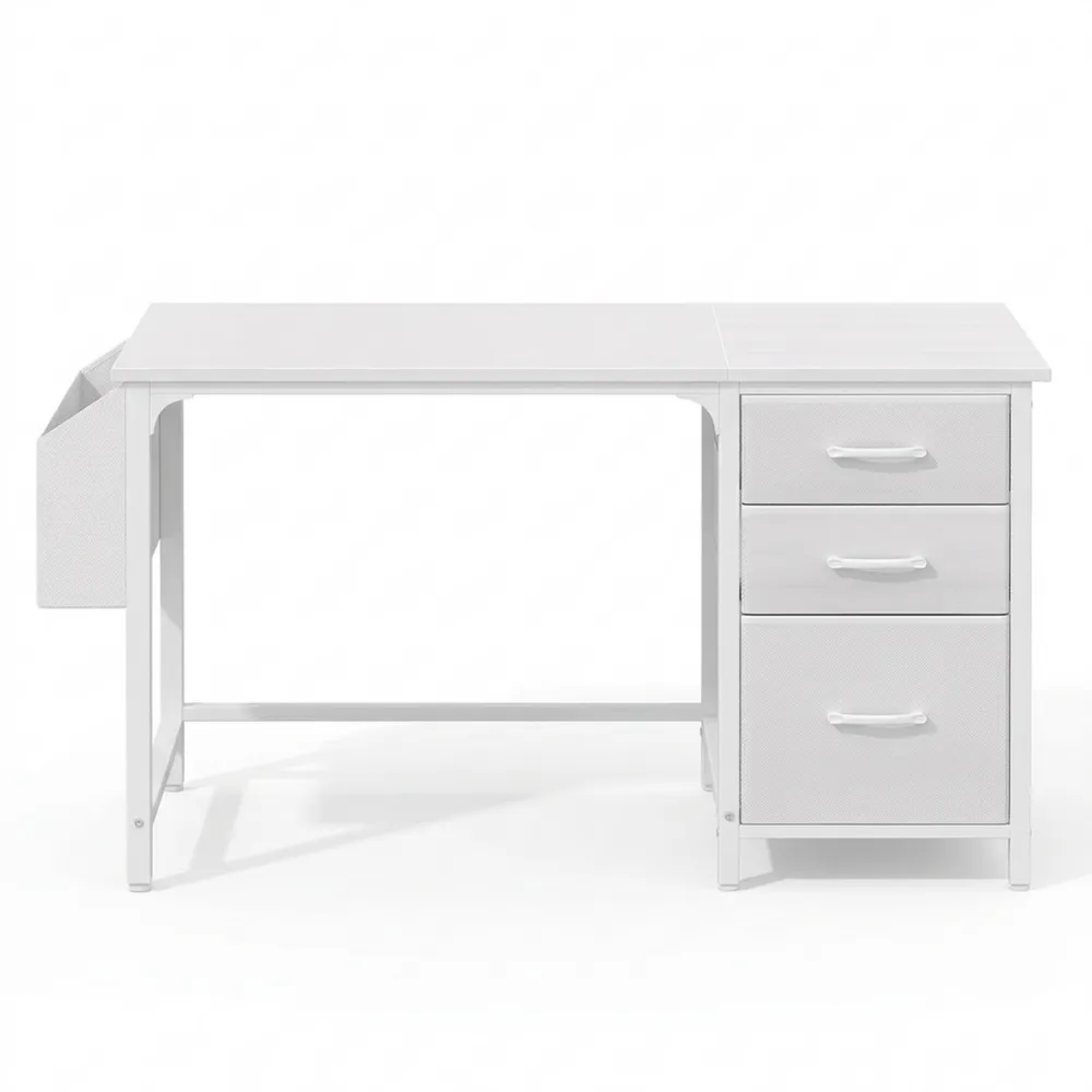 Kompakter Schreibtisch mit Schubladen für Büro und Schlafzimmer-Ralnhaus