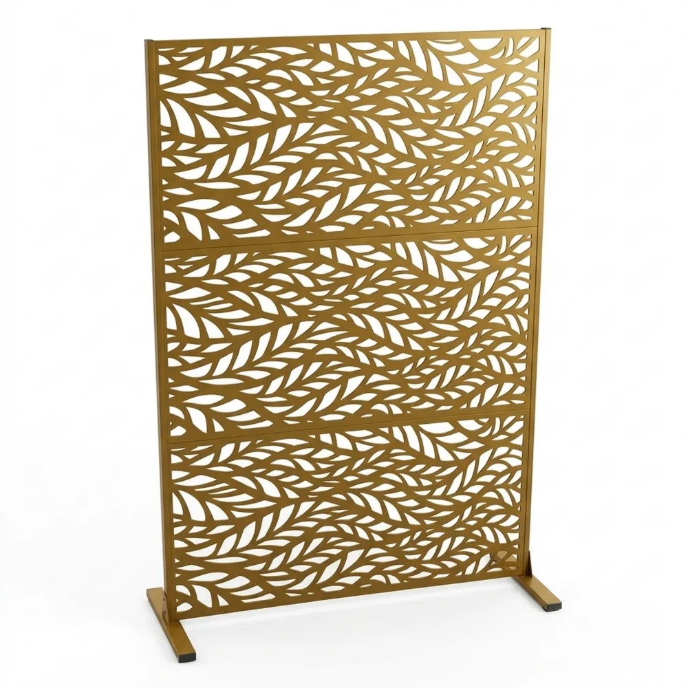 Dekorativer Sichtschutz Raumteiler für Terrasse und Garten 182x120 cm-Ralnhaus