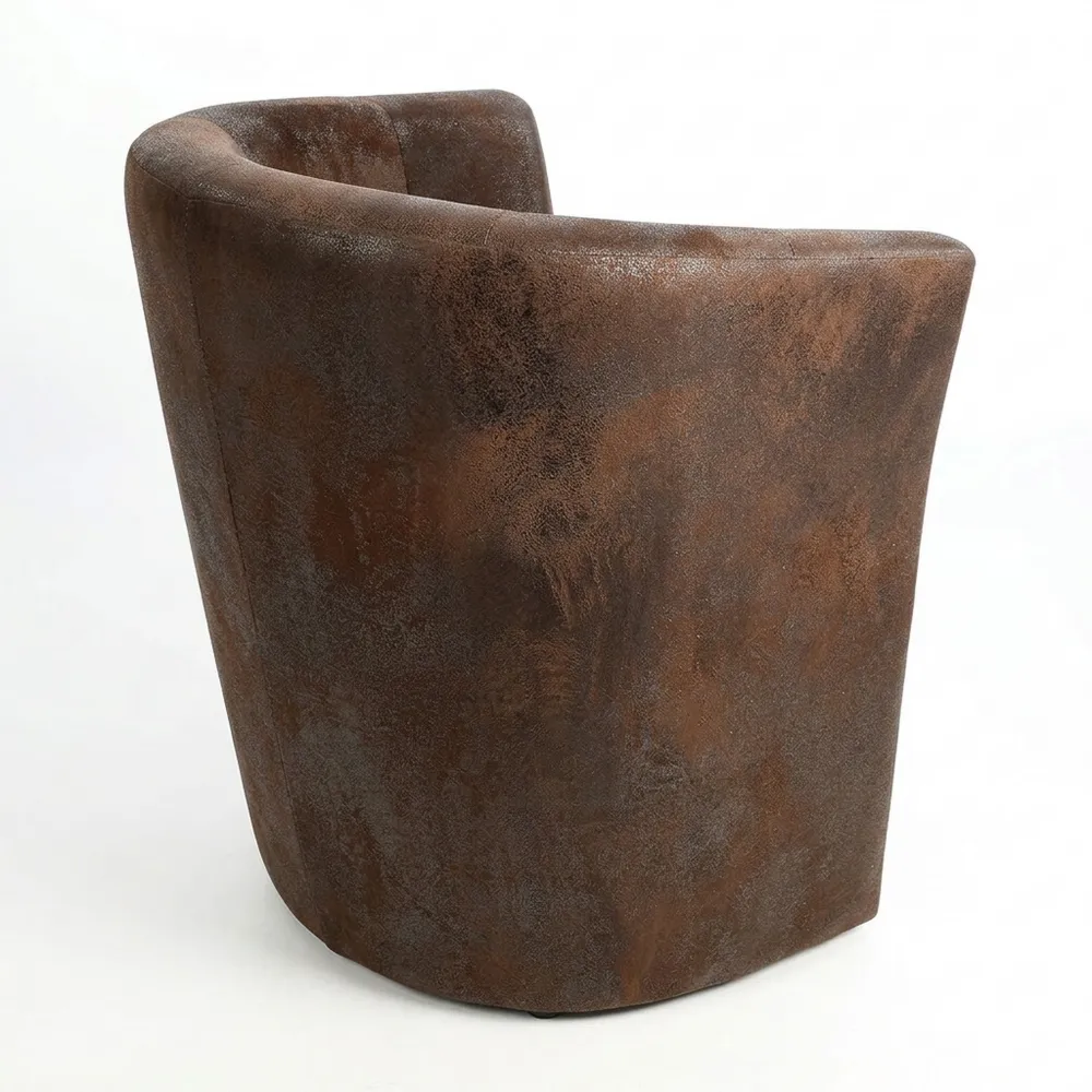 Stilvoller Cocktailsessel in Antik Braun für Lounge und Büro-Ralnhaus