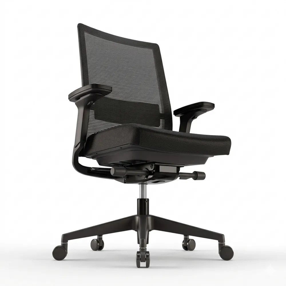 Ergonomischer Bürostuhl mit Sitzkippfunktion und Lordosenstütze-Wendhaus