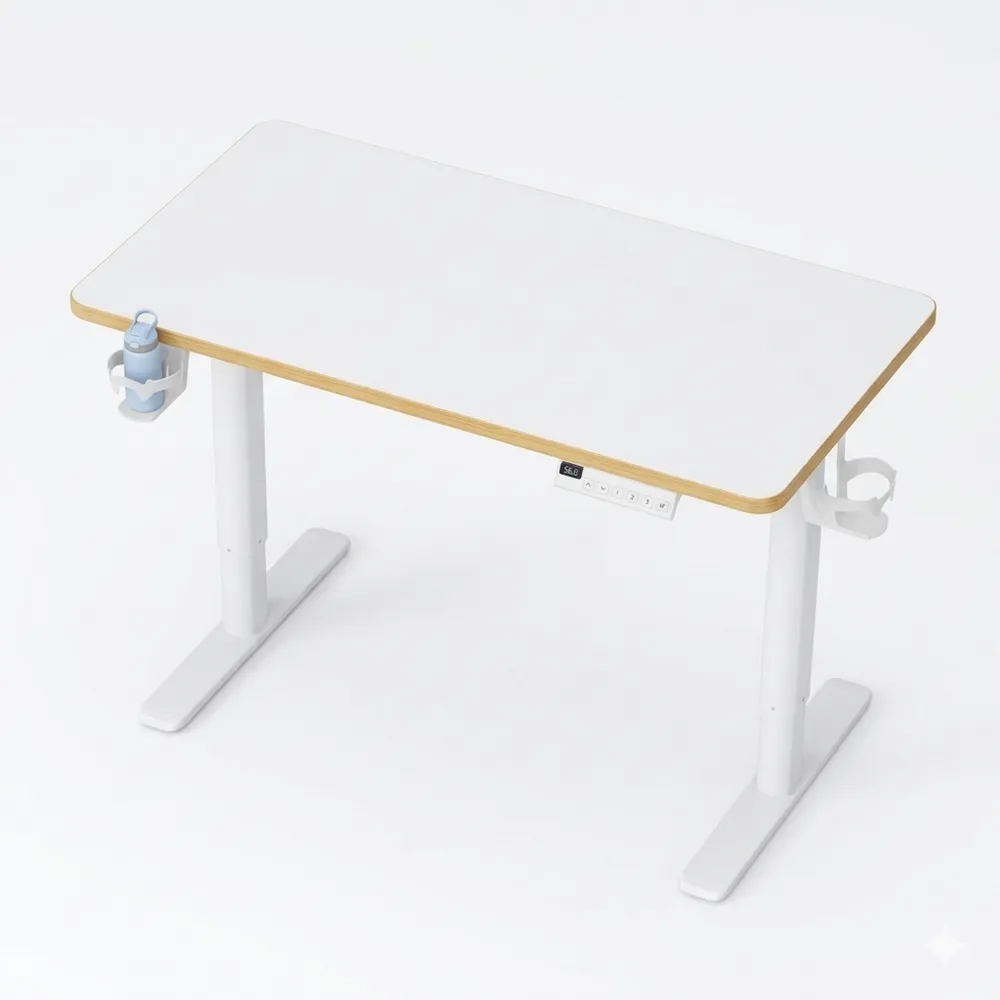 Elektrisch höhenverstellbarer Kinderschreibtisch mit LED-Anzeige und Ergonomie-Wendhaus