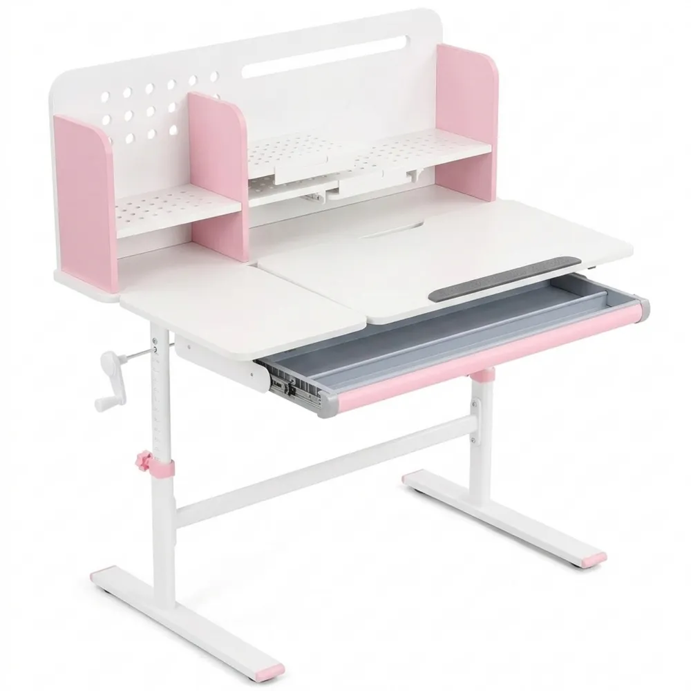 Ergonomischer Kinderschreibtisch mit Neigungsfunktion und Stauraum-Wendhaus