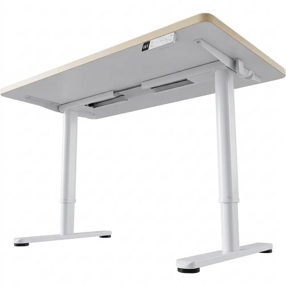 Höhenverstellbarer Schreibtisch für Kinder, 120 x 60 cm, mit 3 voreingestellten Höhen-Wendhaus