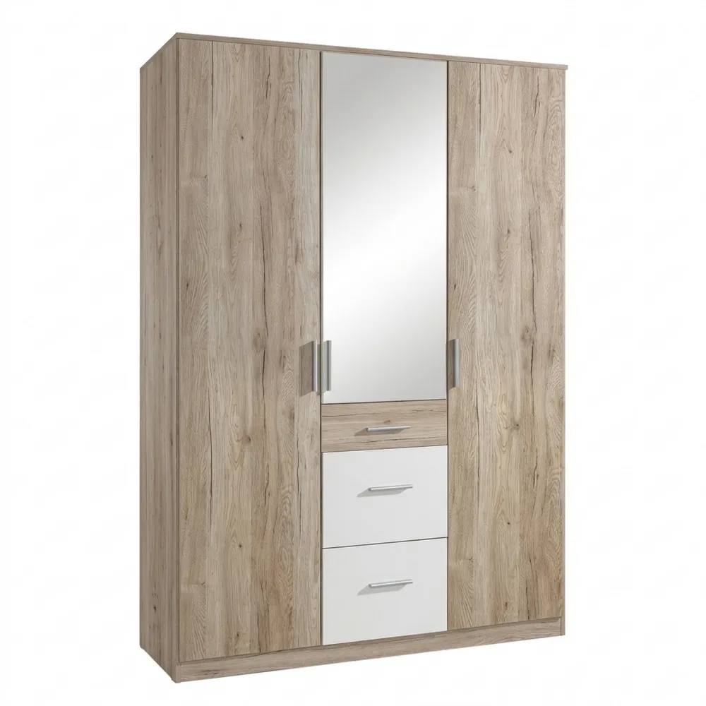 Großer, moderner Kleiderschrank mit Schwebetüren