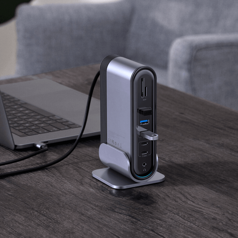 NexTECH® | 17-in-1 Docking Station with Type-C/PD/HMDI/SD/TF/USB - NexTECH