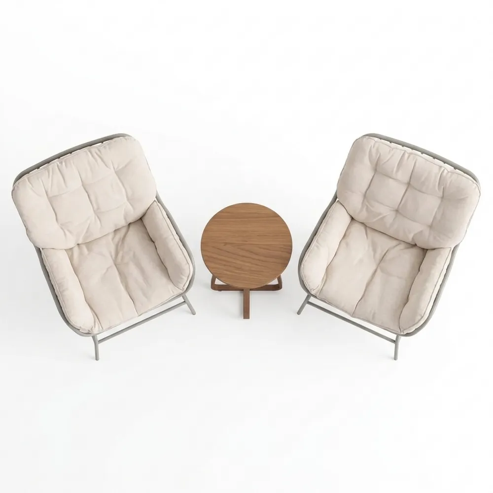 Komfortable Gartenstühle mit Polsterung, Poly-Rattan und Metall