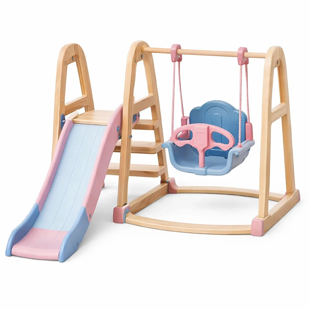 Kinderspielgerät holz pe rosa blau-furniscapeplus