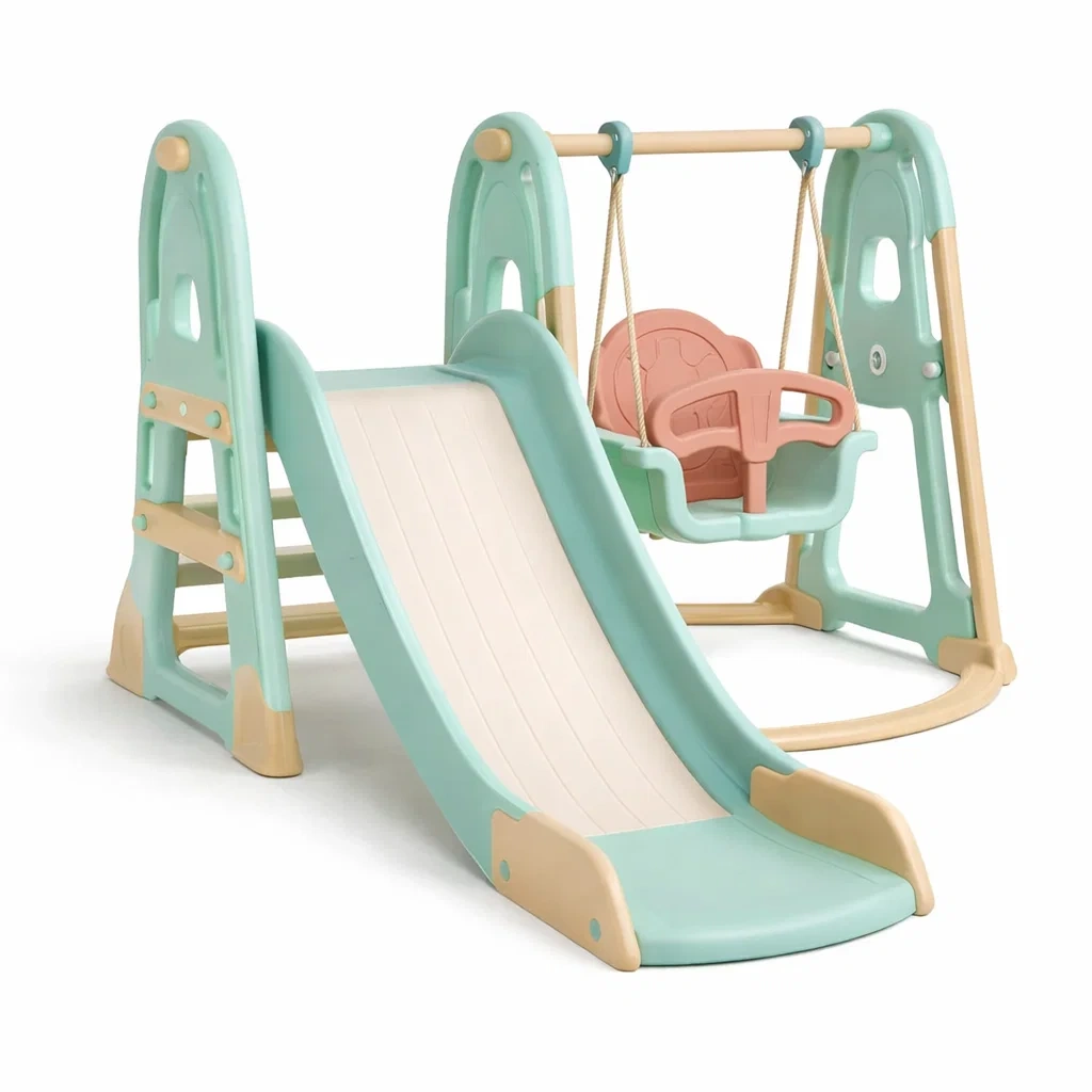 Kinderspielgerät kunststoff grün beige rosa-furniscapeplus