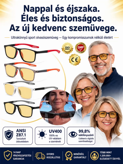 Felejtsd el a bonyolult szemvizsgálatokat és az állandó lencsecseréket! Ez a több mint egy évszázados múltra visszatekintő német optikai laboratórium által kifejlesztett intelligens autofókuszos szemüveg azonnal érzékeli és beállítja a számodra tökéletes 