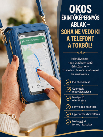 📱 Érintőképernyős Mini Táska – A tökéletes útitárs! ✨Fáj a válla a nehéz táskáktól? Szabadítsa fel a kezeit ezzel a stílusos újdonsággal!