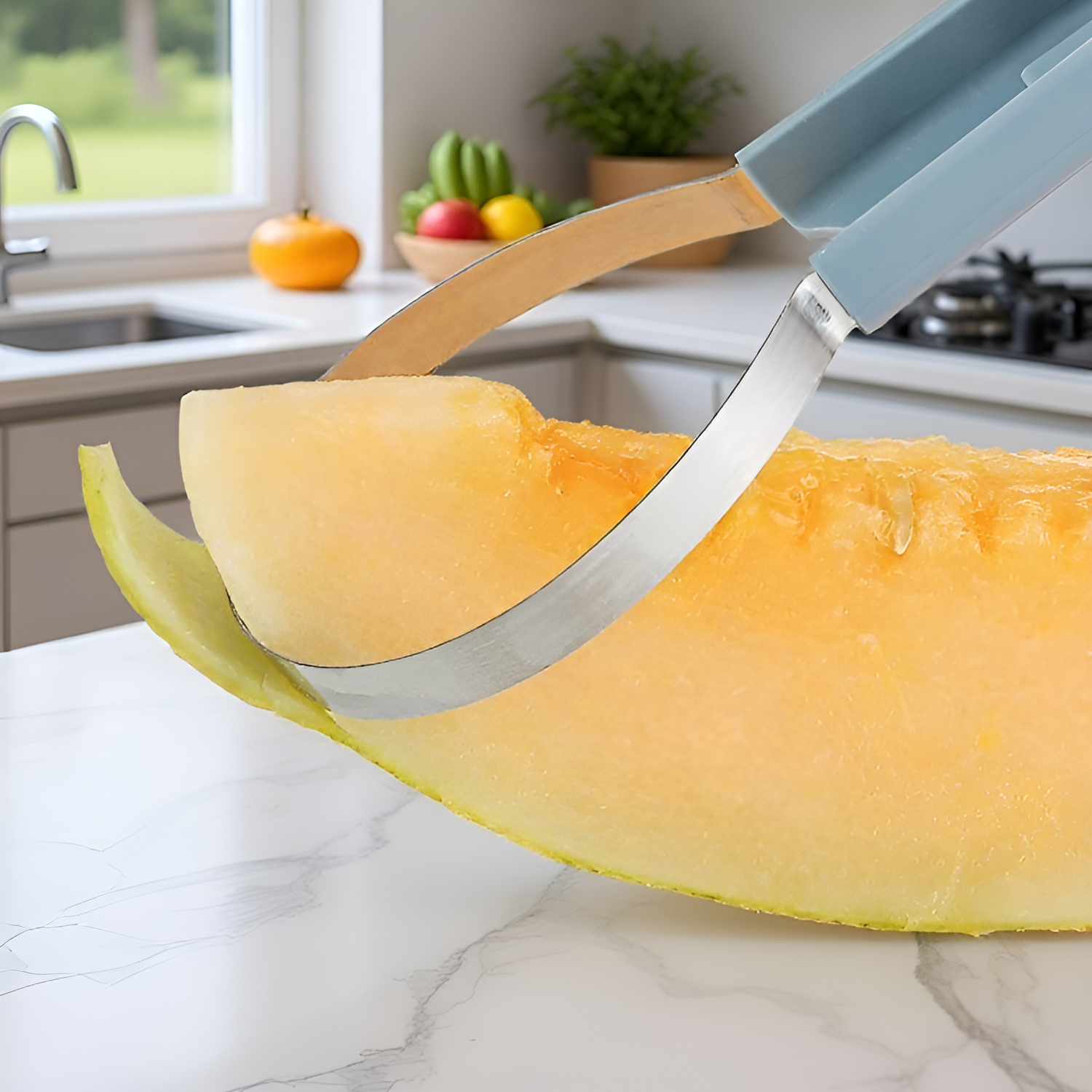 Multifunkciós gyümölcsgolyózó konyhai kellék