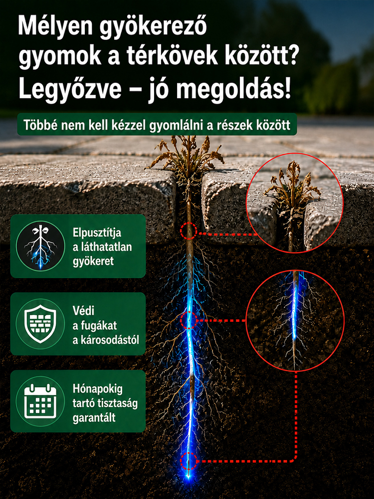 Különleges ajánlat! Német gyomirtó koncentrátum hatékonyan pusztítja a makacs gyomokat!