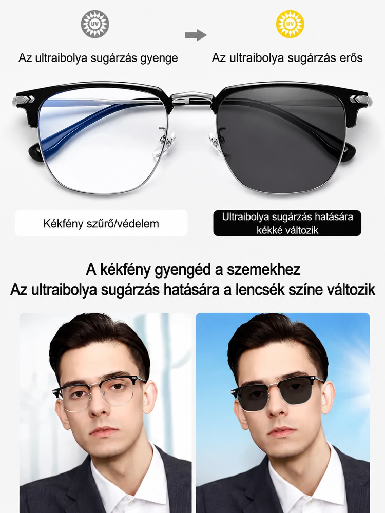 Automatikus látáskorrekció másodpercek alatt! Kristálytiszta éleslátás dioptria nélkül