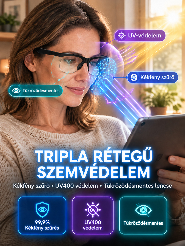 Felejtsd el a telefont! AI Okosszemüveg az azonnali intelligens éleslátásért!