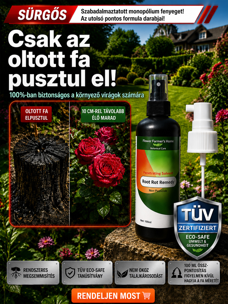 Különleges ajánlat! Német gyomirtó koncentrátum hatékonyan pusztítja a makacs gyomokat!