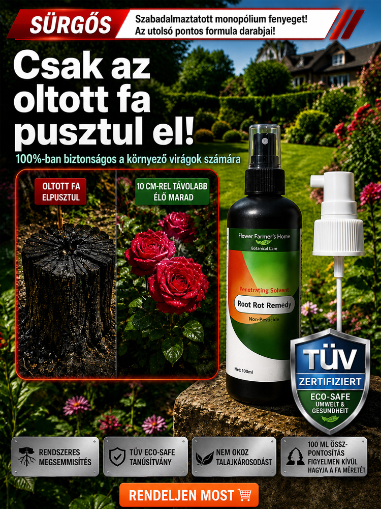 Különleges ajánlat! Német gyomirtó koncentrátum hatékonyan pusztítja a makacs gyomokat!