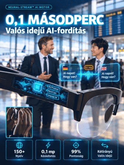 Felejtsd el a telefont! AI Okosszemüveg az azonnali intelligens éleslátásért!