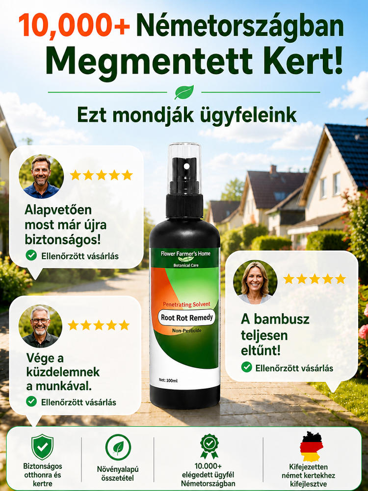 Különleges ajánlat! Német gyomirtó koncentrátum hatékonyan pusztítja a makacs gyomokat!