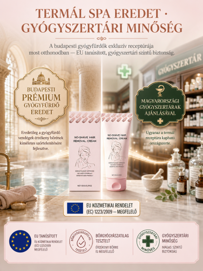 Hivatalos akció! Prémium szőrtelenítő krém fájdalommentes és selymes bőrt biztosít!
