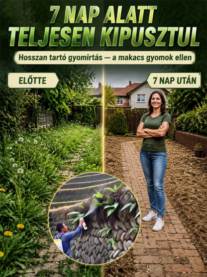 [Bio gyomirtó spray 2 db csak 14 990 Ft] Pusztítsa el a gyomot gyökerestől! Környezetbarát gyomirtó térkőre és kertbe.