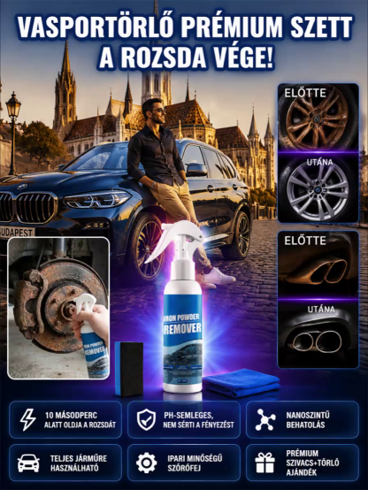 🛠️ Csiszolás nélkül tünteti el a rozsdát! Ipari rozsdaeltávolító spray 