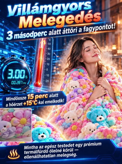 A puha takaró, ami egész télen melegen tart