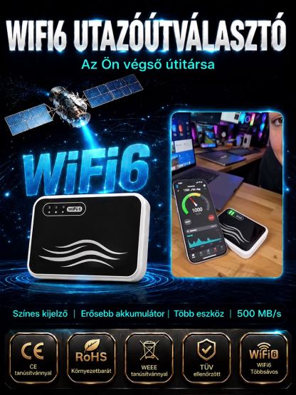Műholdas 5G Zseb-Router a korlátlan ingyenes internetért!