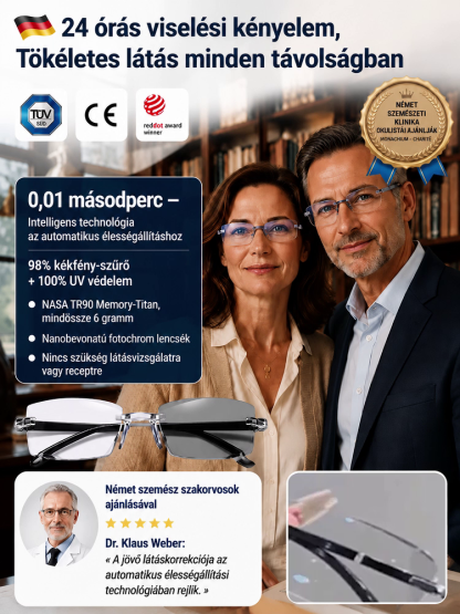  Intelligens multifokális keret nélküli vágott olvasószemüveg