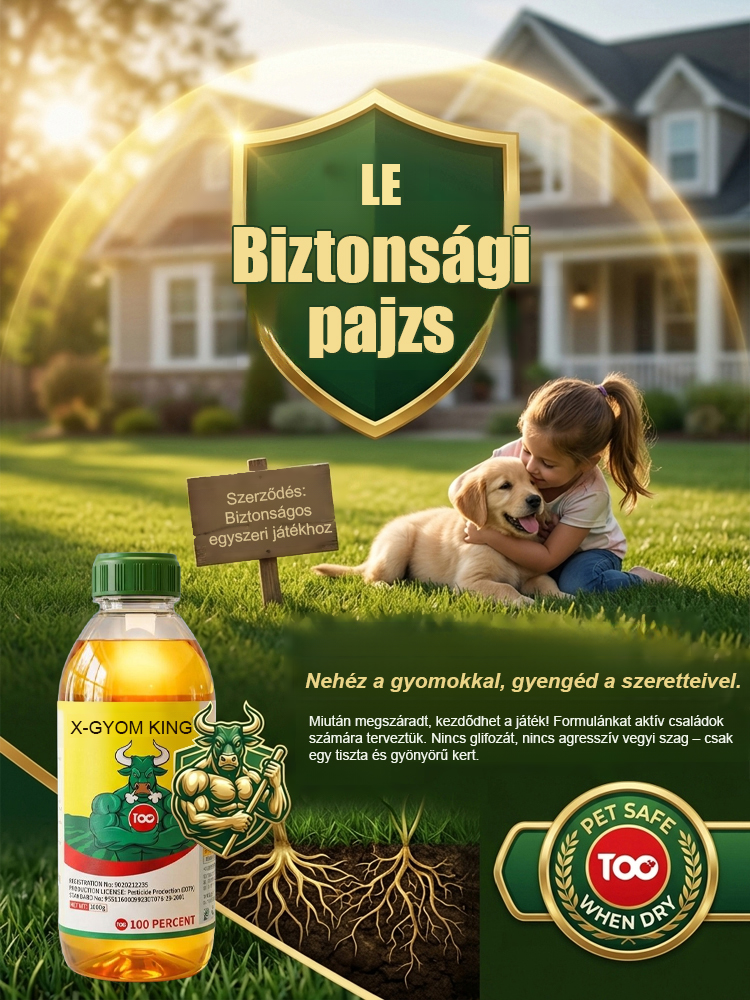 Különleges ajánlat! Szuperkoncentrált gyomirtó elpusztítja a gyomokat gyökerestül!