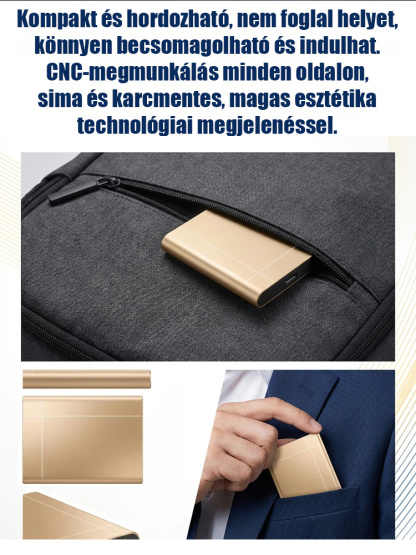 【Telefonhoz és számítógéphez egyaránt használható】Az ultra-gyors SSD meghajtó 32TB tárhelyet biztosít!